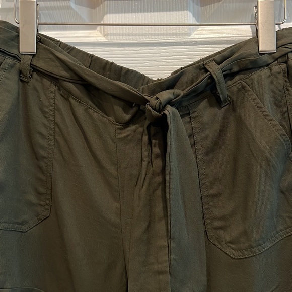 NWT New York and Company Belted Pull On Shorts - Picture 2 of 11